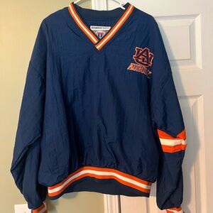 Vintage 1980s Auburn Tigers V-Neck Pullover Jacket